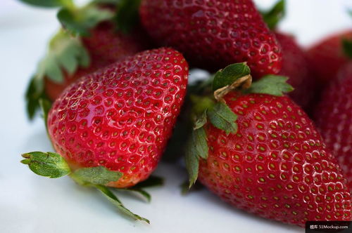 草莓 食品 植物 水果 花 花瓣 美食摄影图片